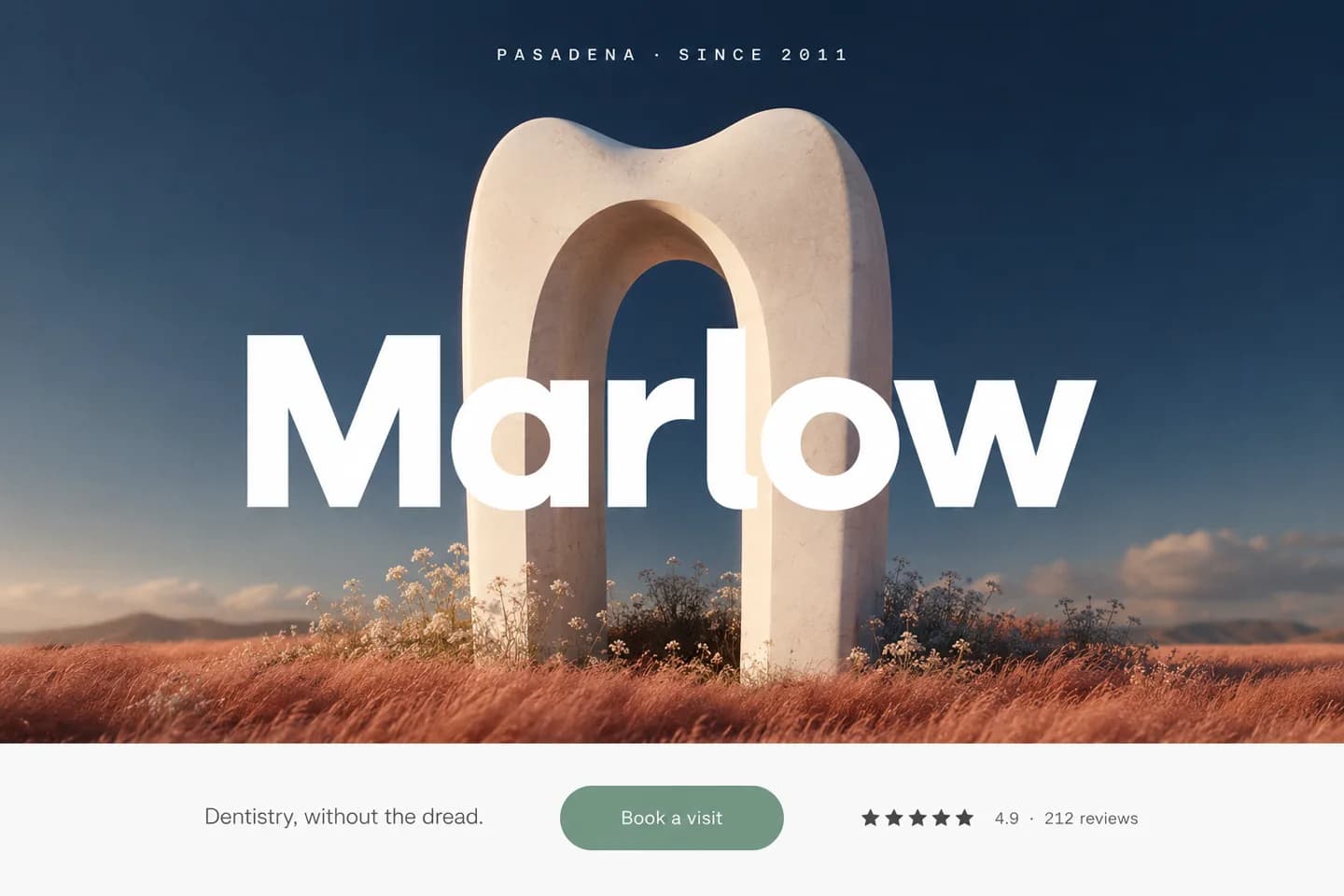Marlow Dental site concept